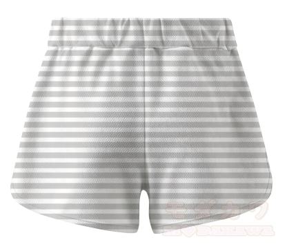 MODAKAWA X zarckets Gestreifte Anime-Fuchs-Print-Freizeitshorts - image 2
