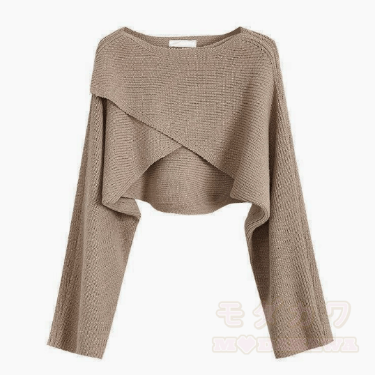 Dreiteiliges Set aus khakifarbenem Strickoberteil, Trägertop und Minirock - Stricktop - XL - image 2