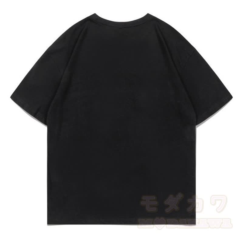 MODAKAWA Fisch-Grafik T-Shirt aus 100 % Baumwolle - image 2