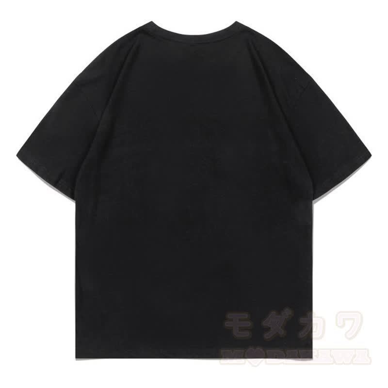 MODAKAWA Fisch-Grafik T-Shirt aus 100 % Baumwolle - image 2