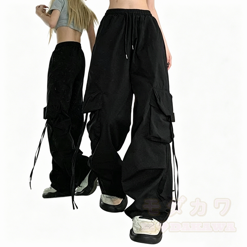Zweiteiliges Set: Langarmshirt mit Schleife in Farben -Optik, weite Hose und passende Hose. - Hose - 3XL - image 5