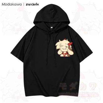 MODAKAWA X zarckets Cool Goat Print Hoodie T-Shirt  - Schwarz - 3XL - image 2