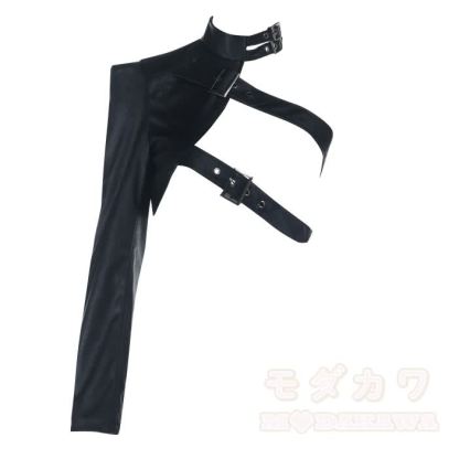 Vintage Punk Crop-Top aus Kunstleder mit passendem Karorock, zweiteiliges Set - Spitze - L - image 8