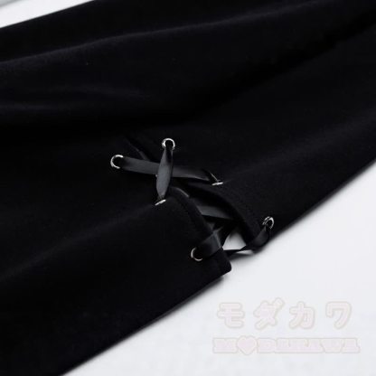 Y2K Sweet Cool Bunny Ear Lined Zip Up Hoodie Sweatshirt - image 5