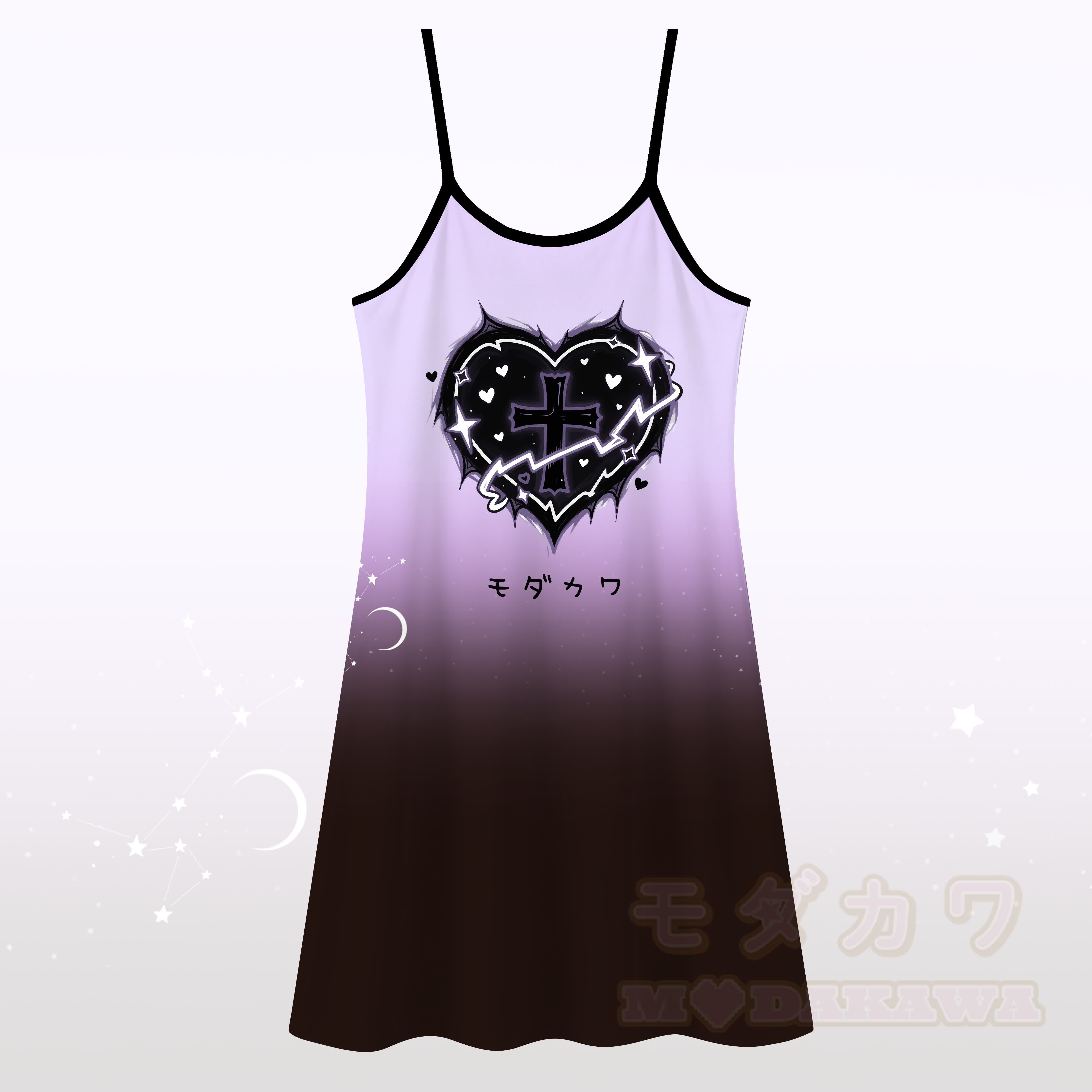 Kleid mit weichem Farbverlauf, vielseitig tragbar - Gradient - 5XL - image 2