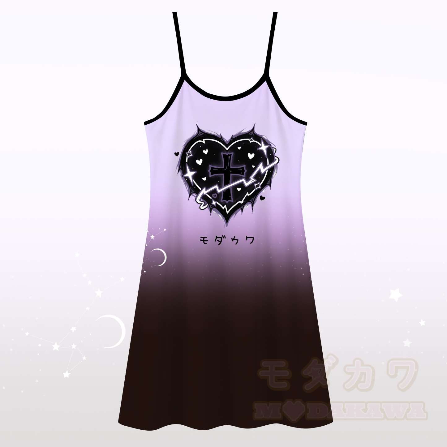 Kleid mit weichem Farbverlauf, vielseitig tragbar - Gradient - 5XL - image 2