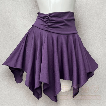 Dreiteiliges Set aus lila Vintage-Cardigan, Spitzentop und Minirock - Rock - XL - image 7