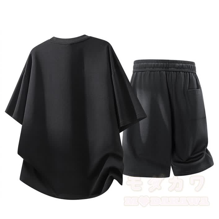 Sommerliches Freizeit-Set aus T-Shirt und Shorts, zweiteilig - image 2