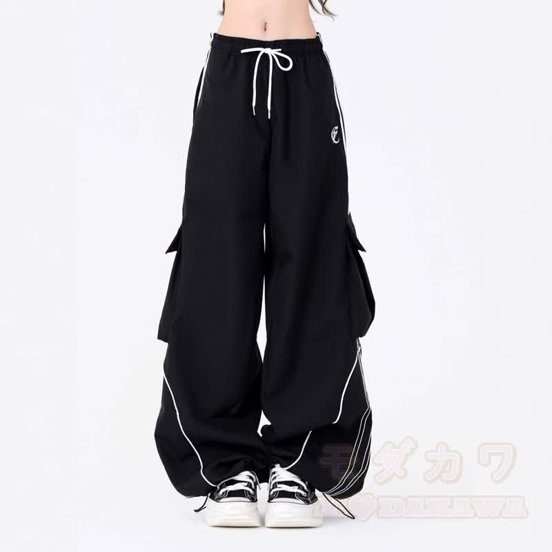 Zweiteiliges Set bestehend aus Kapuzenpullover und schmal geschnittener Cargohose - Hose - 4XL - image 3