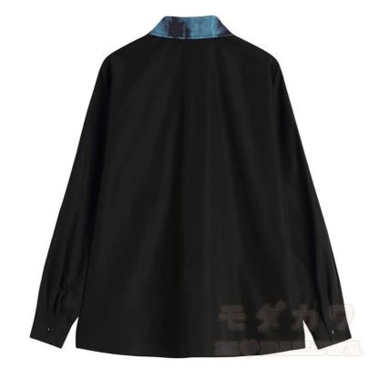 Oversize-Langarmshirt mit Farben -Schmetterlingsketten-Dekor - image 3