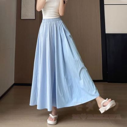 Dreiteiliges Set bestehend aus einem Top mit Farbverlauf, Lochmuster, Spitzenunterwäsche und einer weiten Hose - Blaue Hose - 4XL - image 15