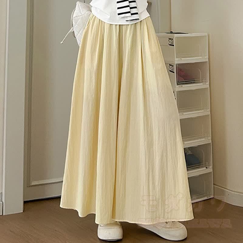 Elegantes, dreiteiliges Set aus Weste mit floraler Lochmusterspitze, einfarbigem T-Shirt und locker sitzender Hose. - Gelbe Hose - L - image 8