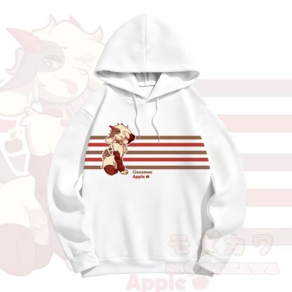 MODAKAWA CINNAMON APPLE Apfel-Schafsprint - Weiß - 5XL - image 2
