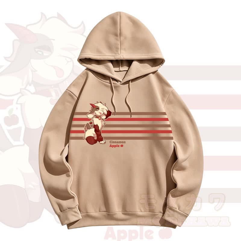 MODAKAWA CINNAMON APPLE Apfel-Schafsprint - Kaffee - 5XL - image 7