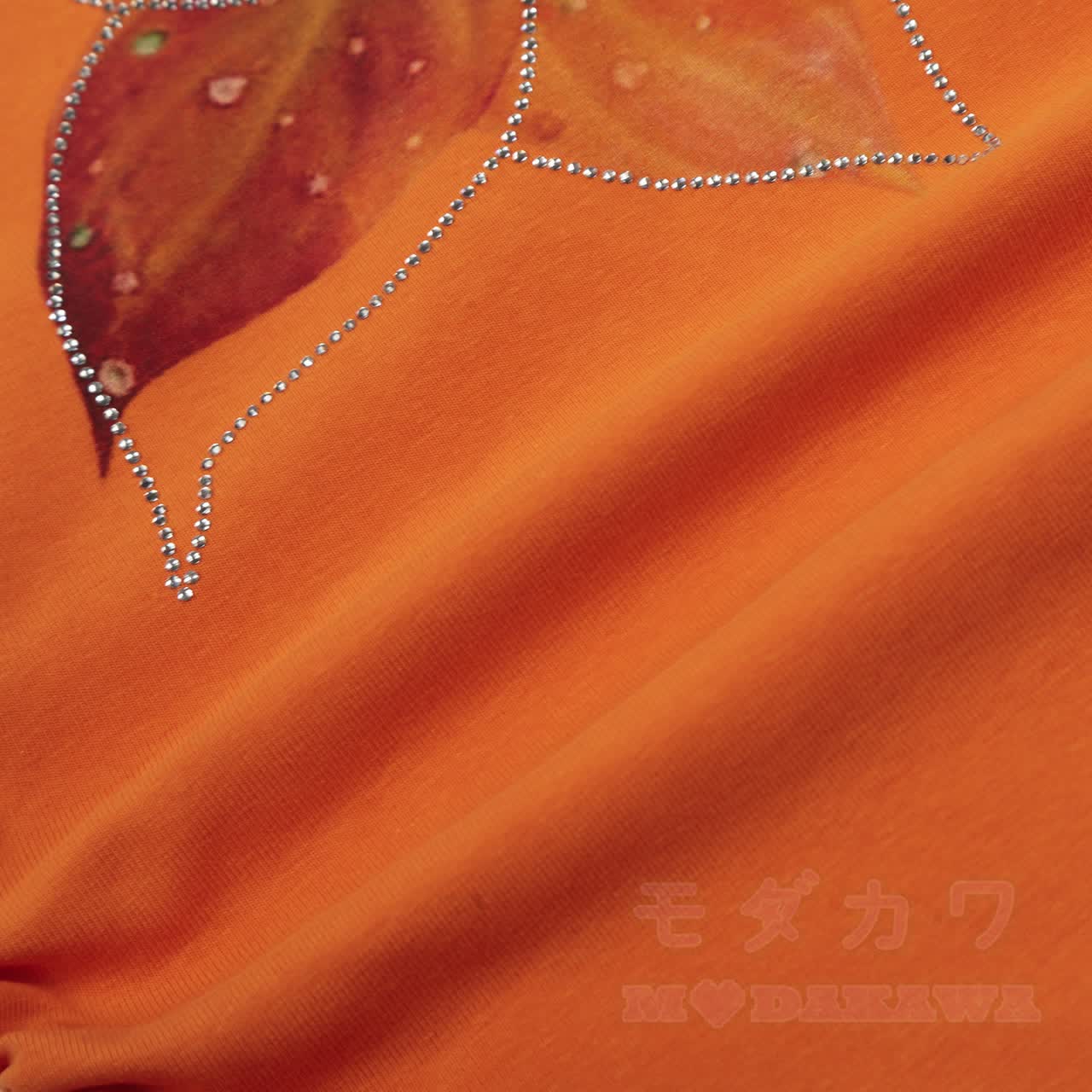 Y2K Orange Slim Fit Top mit Minirock Zweiteiliges Set - image 6