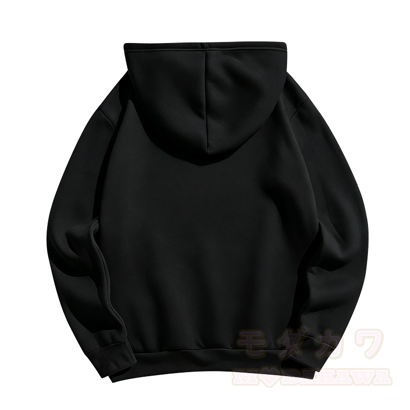 MODAKAWA Kapuzenpullover mit Glitzer-Regenbogen-Schleifenprint - image 2