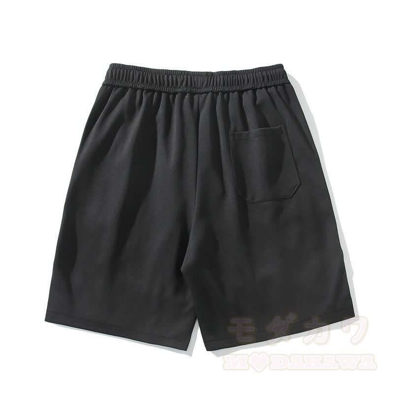 Lässige Shorts im Ethno-Stil, atmungsaktiv, locker geschnitten, mit Kordelzug - image 10