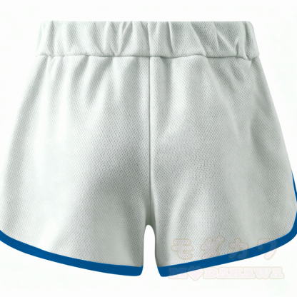 MODAKAWA Shark Graphic Crop Tank Sport Top Shorts Matching Outfit - image 4