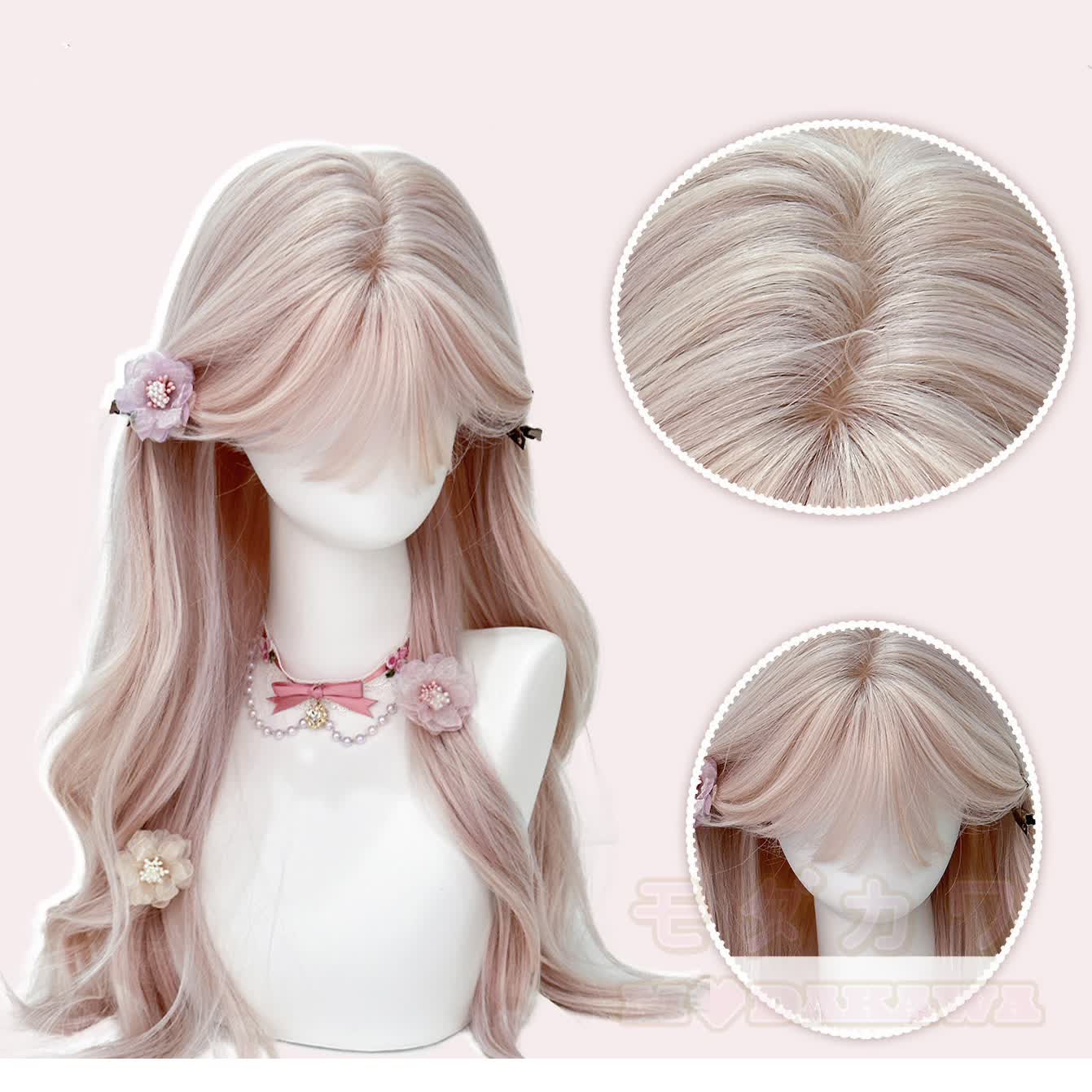 Lolita Glueless Invisible Knots Ready To Go Synthetische Body Wave Perücke - image 4