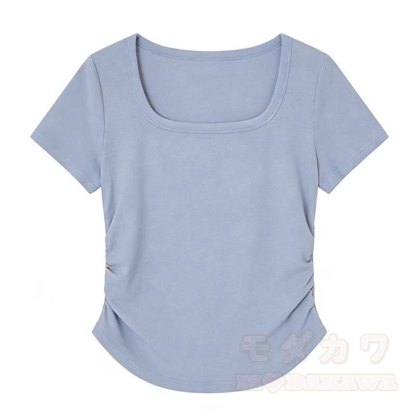 Zweiteiliges Set: Kurzarm-Top mit eckigem Ausschnitt und Rüschenrock mit Farbverlauf - Spitze - 3XL - image 3