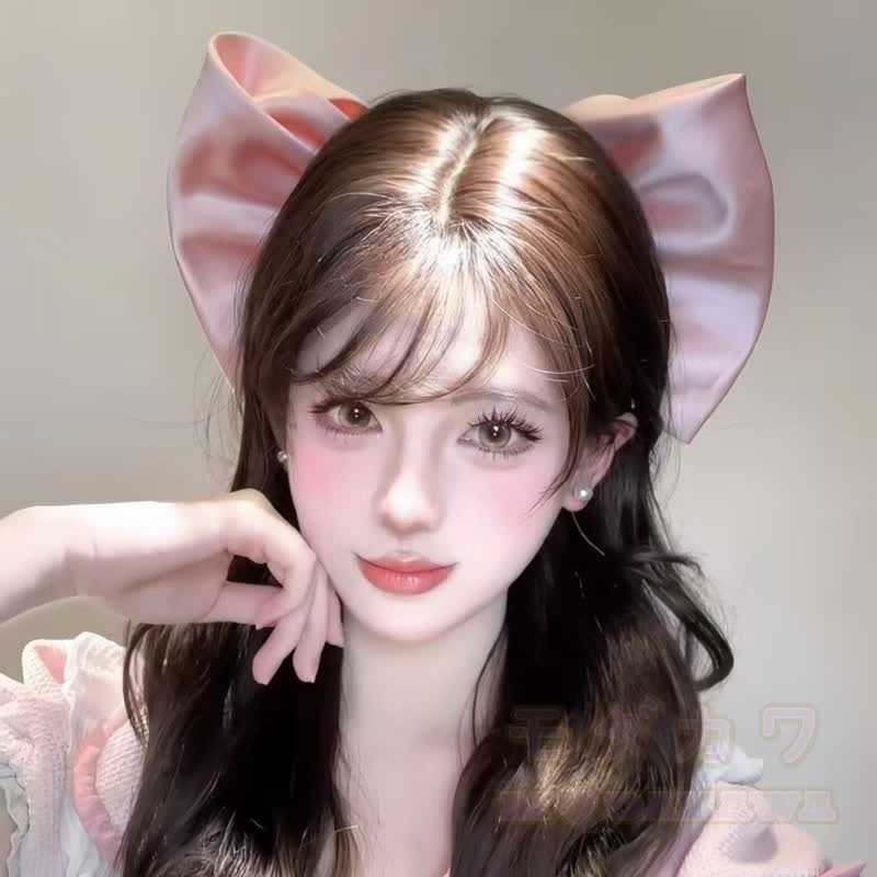 Große Satinschleife im Lolita-Prinzessinnen-Stil – süßes Haaraccessoire - image 2