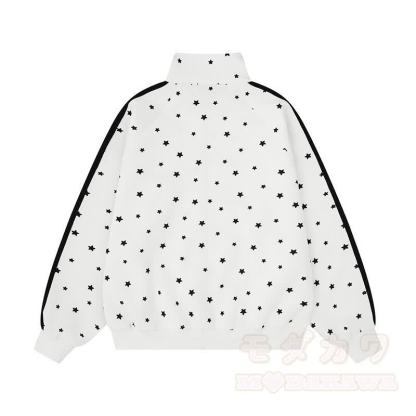 Hochwertige, strapazierfähige Sweatshirtjacke mit Sternenprint und Flügeldekor - image 3