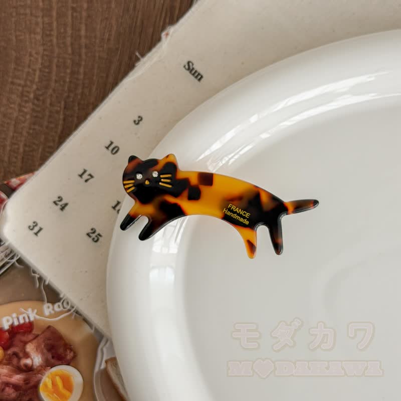 Haaraccessoire aus Acryl mit Kawaii-Katzenmotiv - Leopard A - image 9