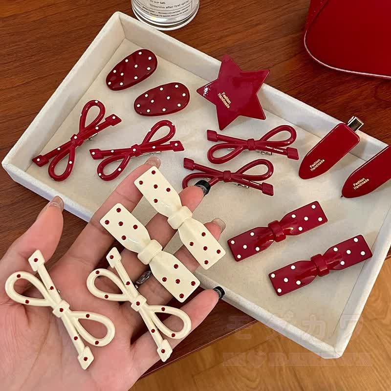 Kawaii Süße Polka-Dot-Haaraccessoires - image 3
