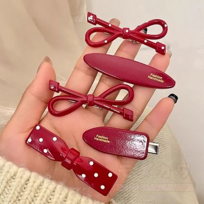 Kawaii Süße Polka-Dot-Haaraccessoires - image 2