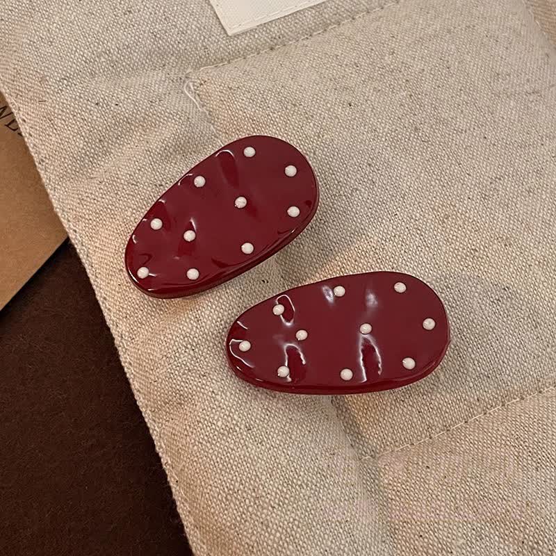 Kawaii Süße Polka-Dot-Haaraccessoires - Rot A - image 4