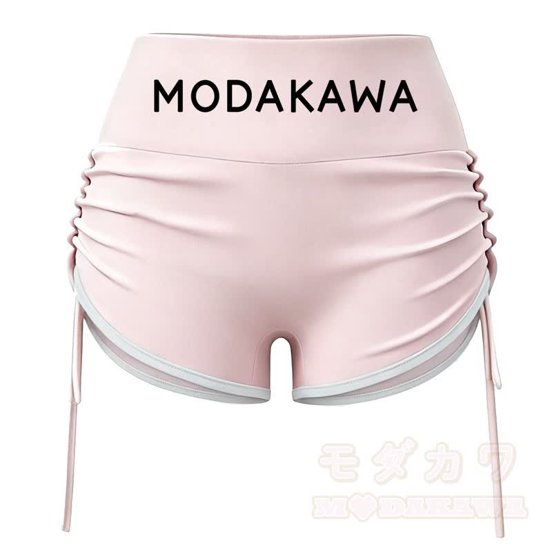 MODAKAWA X popipeko Puppy Print Cami Top Split Skort Zweiteiliges Set - Pinke Shorts - 2XL - image 14