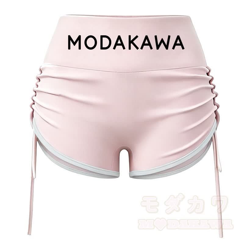 MODAKAWA X popipeko Puppy Print Cami Top Split Skort Zweiteiliges Set - Pinke Shorts - 2XL - image 14
