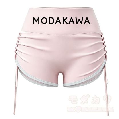 MODAKAWA X popipeko Puppy Print Cami Top Split Skort Zweiteiliges Set - Pinke Shorts - 2XL - image 14