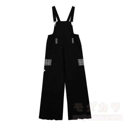 Hochwertige, strapazierfähige Latzhose mit Pressbär-Stickerei und Karomuster - image 3
