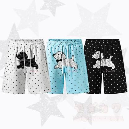 Hochwertige, strapazierfähige Shorts mit Press Star Puppy-Stickerei und Kordelzug - image 7