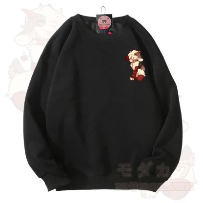 MODAKAWA X zarckets Unisex-Sweatshirt mit niedlichem Schaf-Motiv - Schwarz - 3XL - image 1