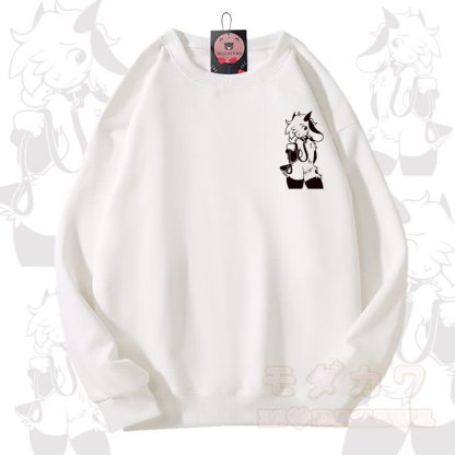 MODAKAWA X zarckets Goat Graphic Unisex Sweatshirt - Weiß A - 3XL - image 3