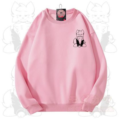MODAKAWA X zarckets Fox Graphic Unisex Sweatshirt - Rosa - 3XL - image 4