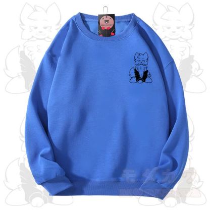 MODAKAWA X zarckets Fox Graphic Unisex Sweatshirt - Blau - 3XL - image 3