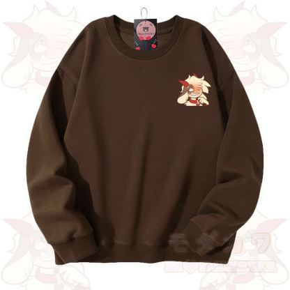 MODAKAWA X zarckets Schaf-Grafik Unisex-Sweatshirt - Braun - 3XL - image 4