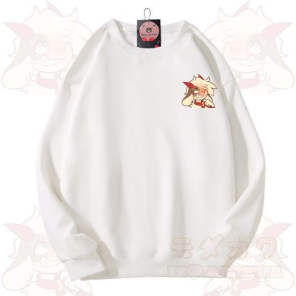 MODAKAWA X zarckets Schaf-Grafik Unisex-Sweatshirt - Weiß - 3XL - image 3