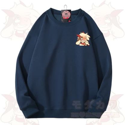 MODAKAWA X zarckets Schaf-Grafik Unisex-Sweatshirt - Marineblau - 3XL - image 6