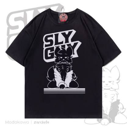 MODAKAWA X zarckets SLY GUY Cool Fox Graffiti T-Shirt - Schwarz - 5XL - image 4