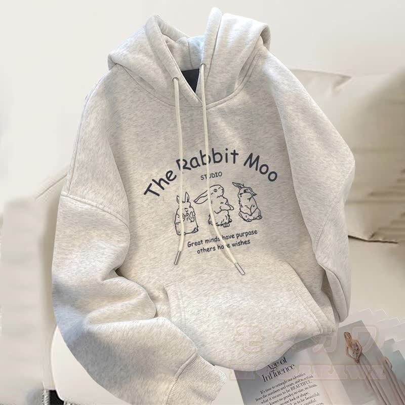 Zweiteiliges Set bestehend aus Hoodie mit Streifenmuster und Cargohose mit weitem Bein und Cargohose mit Cargo-Motiv und Hasenprint - Spitze - 3XL - image 3