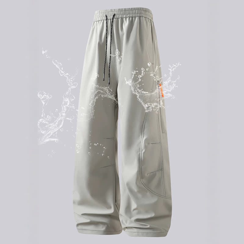Vintage Casual wasserdichte und winddichte Cargohose mit lockerem Schnitt - Grau - 3XL - image 6