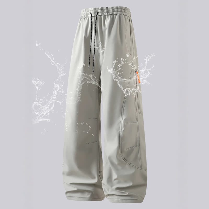 Vintage Casual wasserdichte und winddichte Cargohose mit lockerem Schnitt - Grau - 3XL - image 6