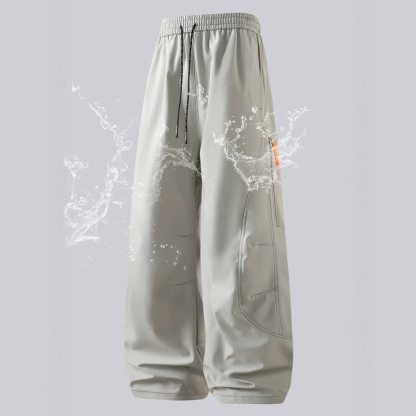 Vintage Casual wasserdichte und winddichte Cargohose mit lockerem Schnitt - Grau - 3XL - image 6