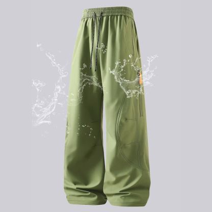 Vintage Casual wasserdichte und winddichte Cargohose mit lockerem Schnitt - Hellgrün - 3XL - image 3