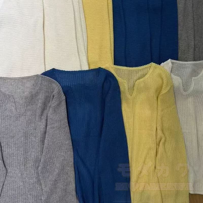 Vintage-Strickoberteil mit langen Ärmeln, Jeans mit Herz- und Blumenstickerei, zweiteiliges Set - image 2