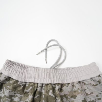 Y2K Camo Star Patch Wide Leg Pants with Plush Waist Belt - image 8